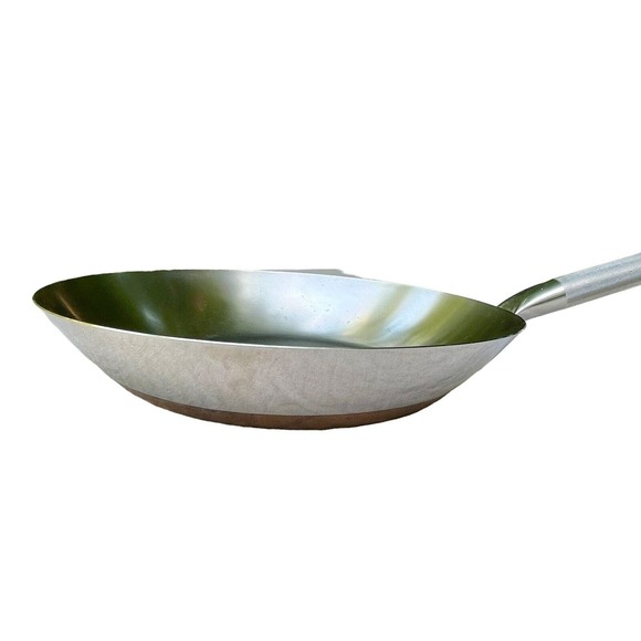 Vintage Large Revere Ware 12.5” Skillet Institutional /Patio Frying Pan Pre 1958 - Picture 7 of 16